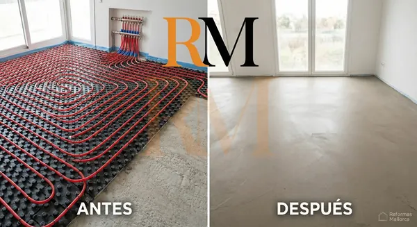 Instalación de suelo radiante